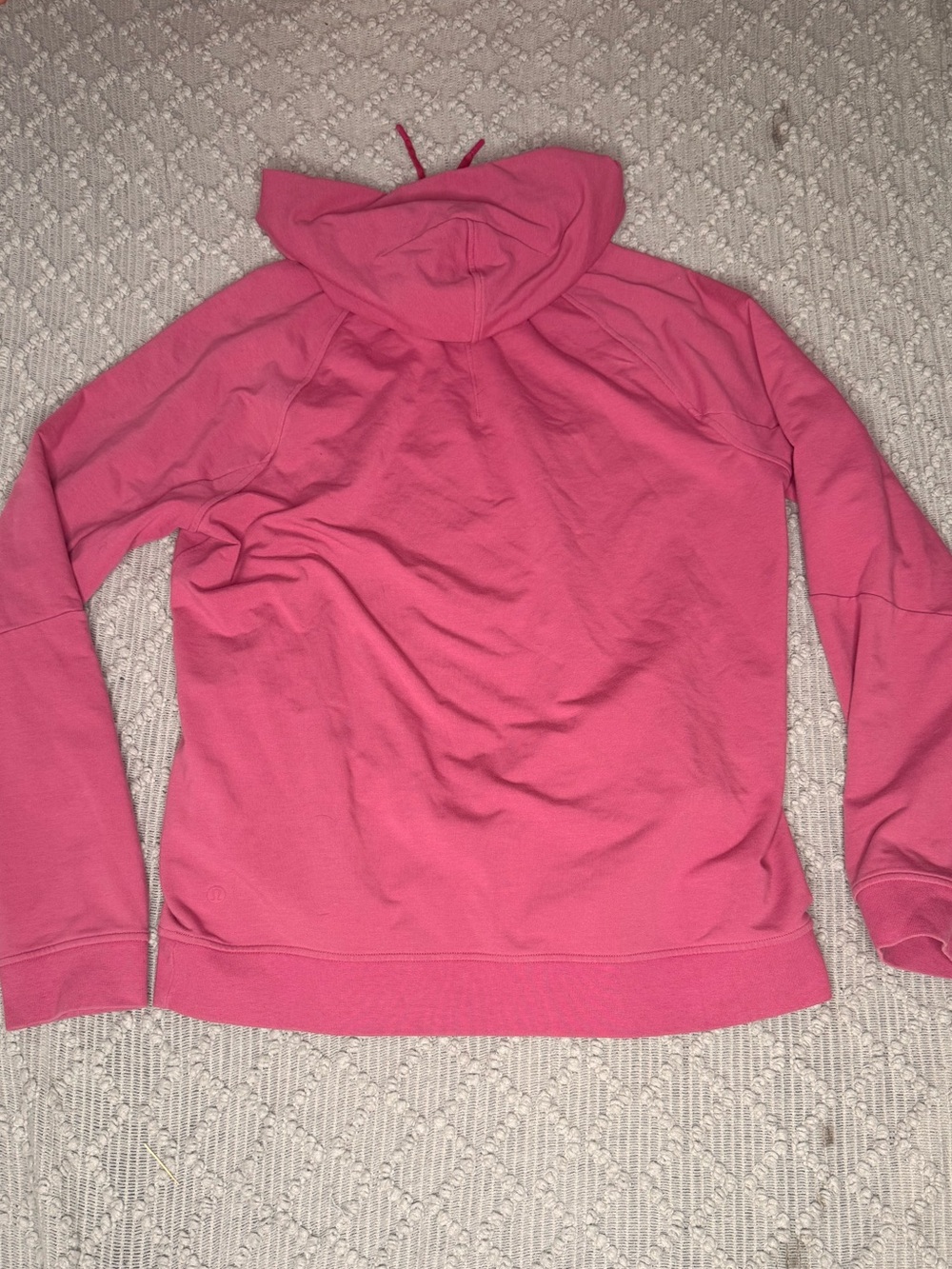 Great condition lululemon Pink Pullover Hoodie - Solid Color Cozy Sweatshirt - Picture 2 of 4